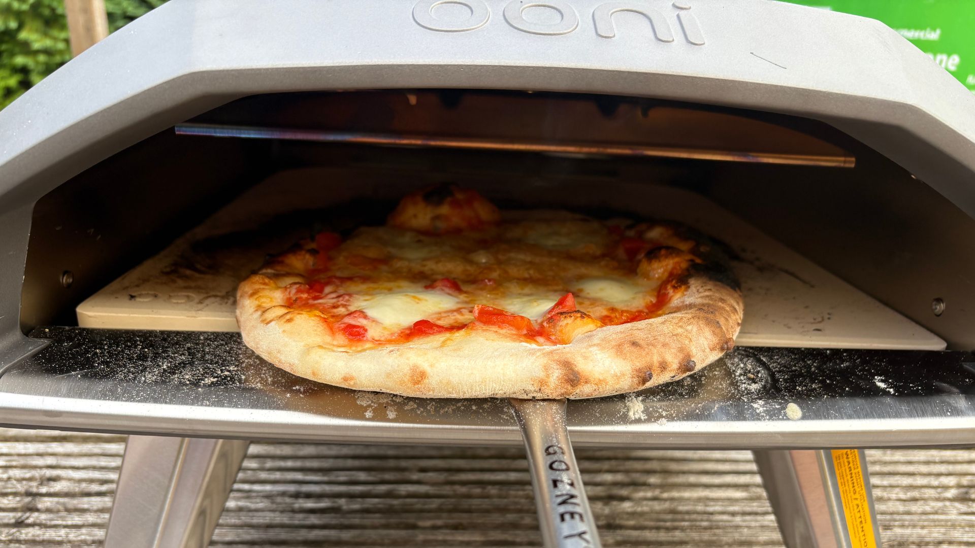 Pizza in the Ooni Koda 14 2nd Generation