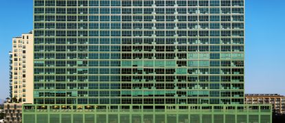 RAY Phoenix images of contemporary residential building with swimming pool amenities and midcentury feel