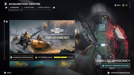 Helldivers 2 Ironclad Democracy Warbond