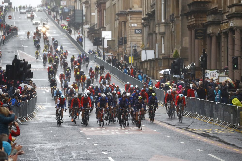 The 14.4km circuit was in the city centre of Glasgow