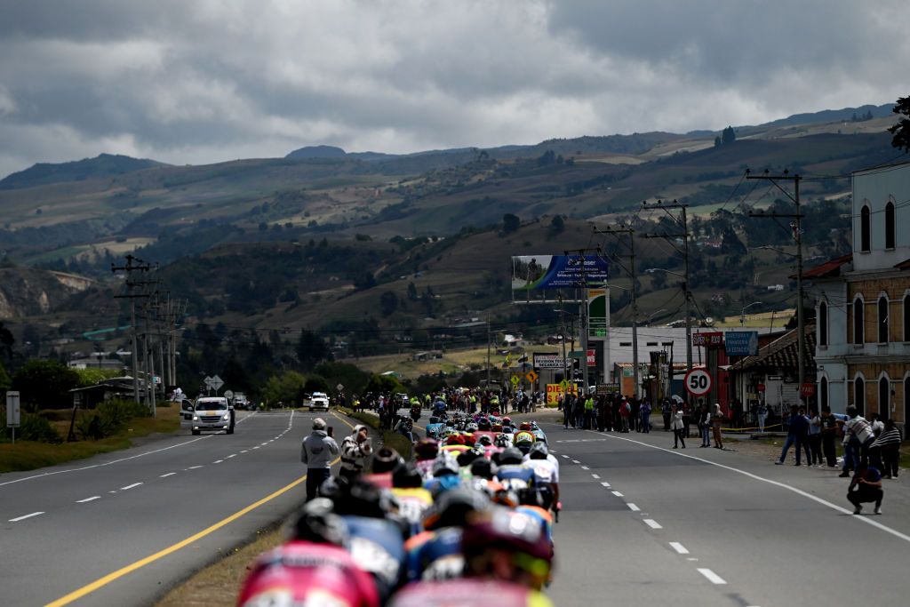 Peloton raced from Sopa to Bogot&aacute;