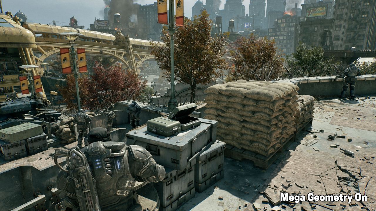 Gears of War Mega Geometry screens