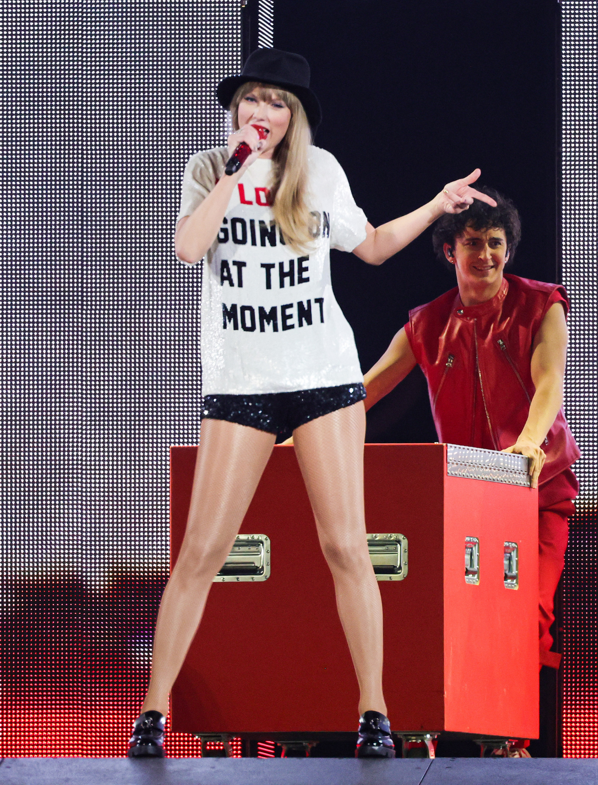 Taylor Swift on her Eras Tour in Las Vegas, NV
