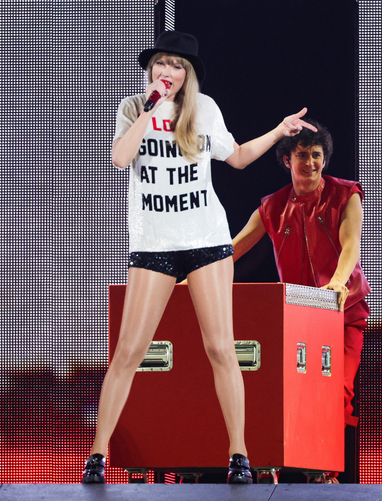 Taylor Swift on her Eras Tour in Las Vegas, NV