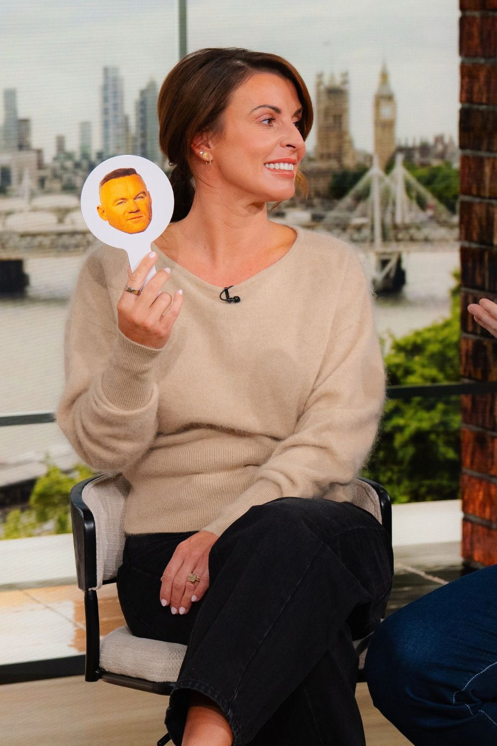 Coleen Rooney on this morning
