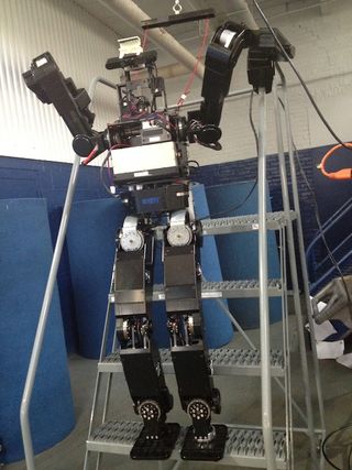 The Hubo is Drexel University's bipedal robot, which will stand 55 inches (140 centimeters) tall and weigh some 132 lbs. (60 kg).