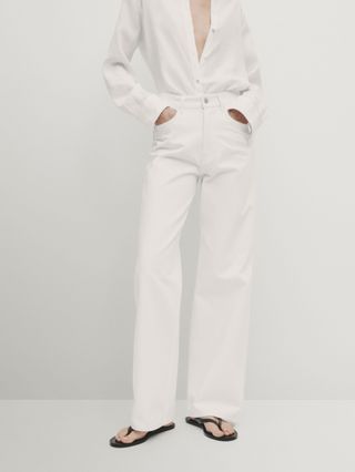 Massimo Dutti, Wide-Leg Jeans