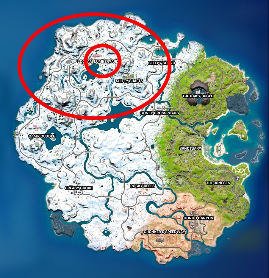 Knock down Timber Pines locations in Fortnite PC Gamer