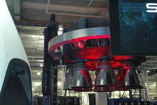 SpaceX Engines on Display