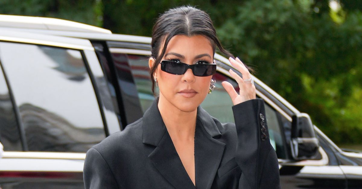 Kourtney Kardashian’s Simple Flat Shoes Are the Antithesis of Trendy