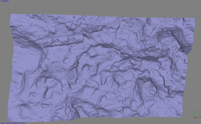 Adult and baby stegosaurus prints with color and texture removed