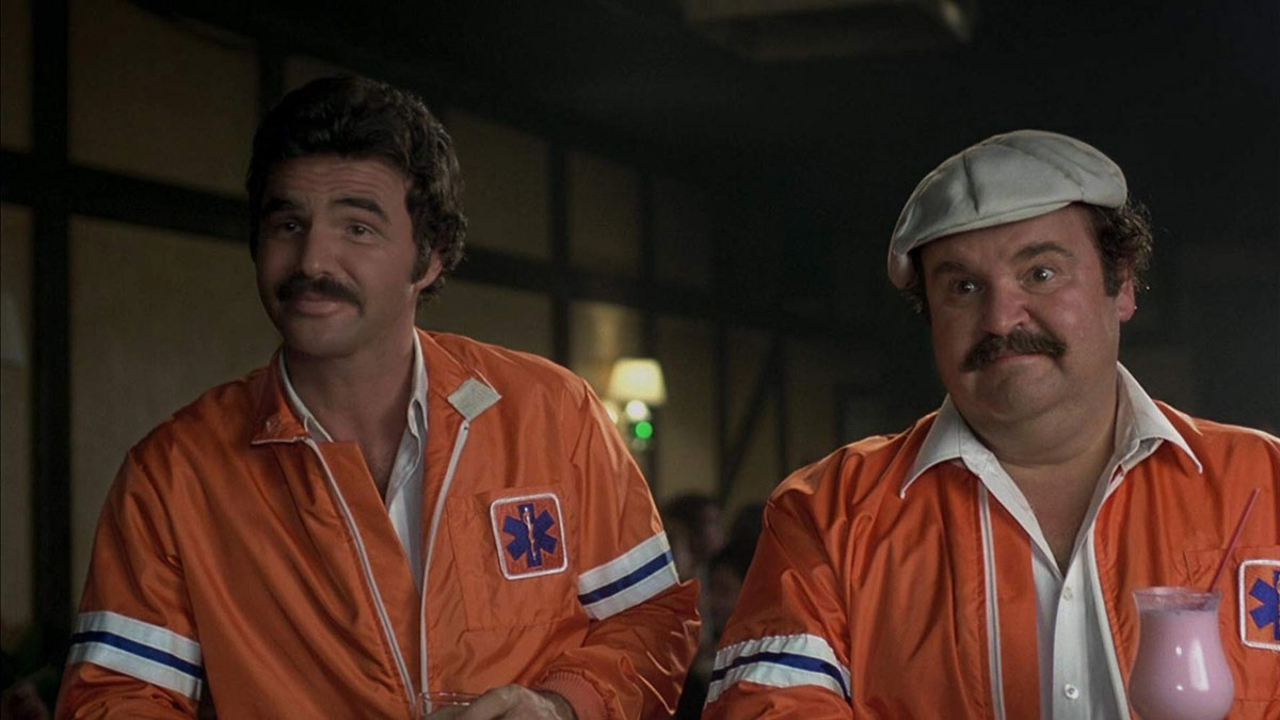 Burt Reynolds and Dom DeLuise in The Cannonball Run