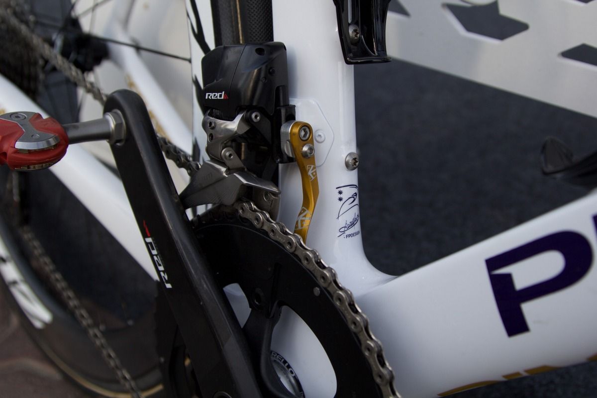 The gold theme continues with the K-EDGE Chain Catcher