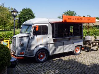 Sample image of a food / beer truck taken with the Pentax WG-90