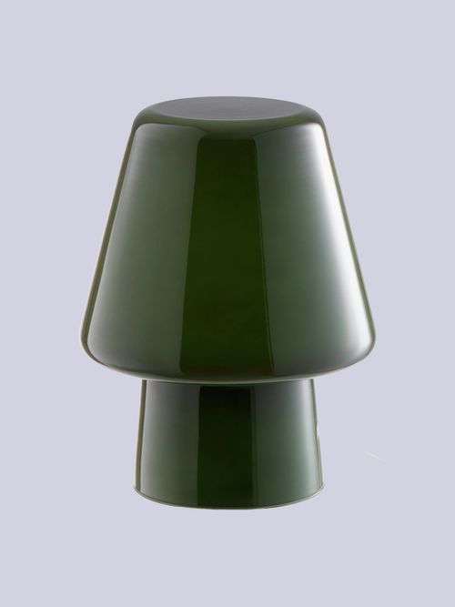 Flore Glass Table Lamp - Green