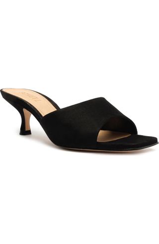 Dethalia Kitten Heel Slide Sandal