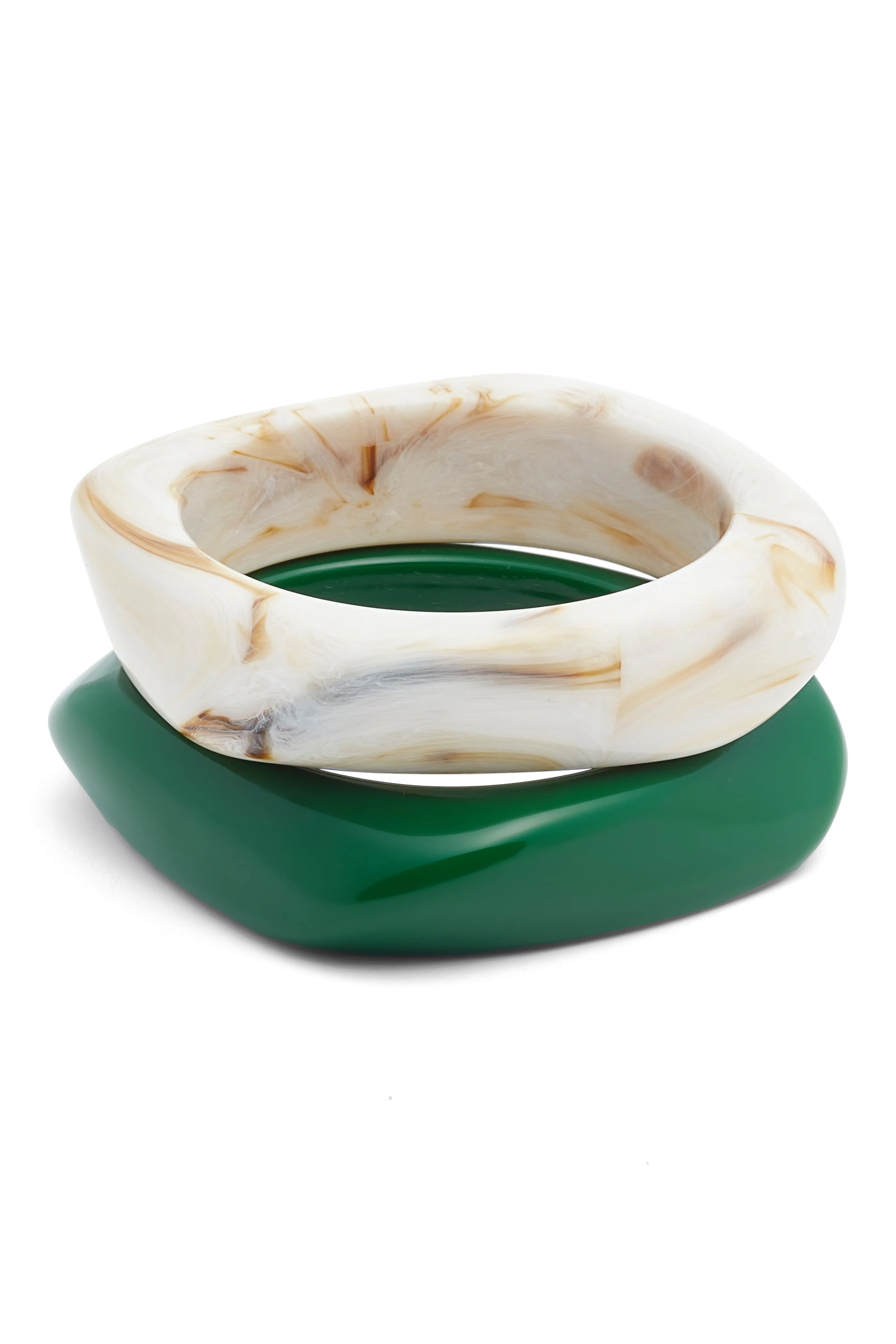Nordstrom, Set of 2 Medium Resin Bangles (Were $60)