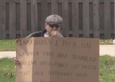 Ohio man ordered to hold 'I am a bully' sign on street corner for 5 hours