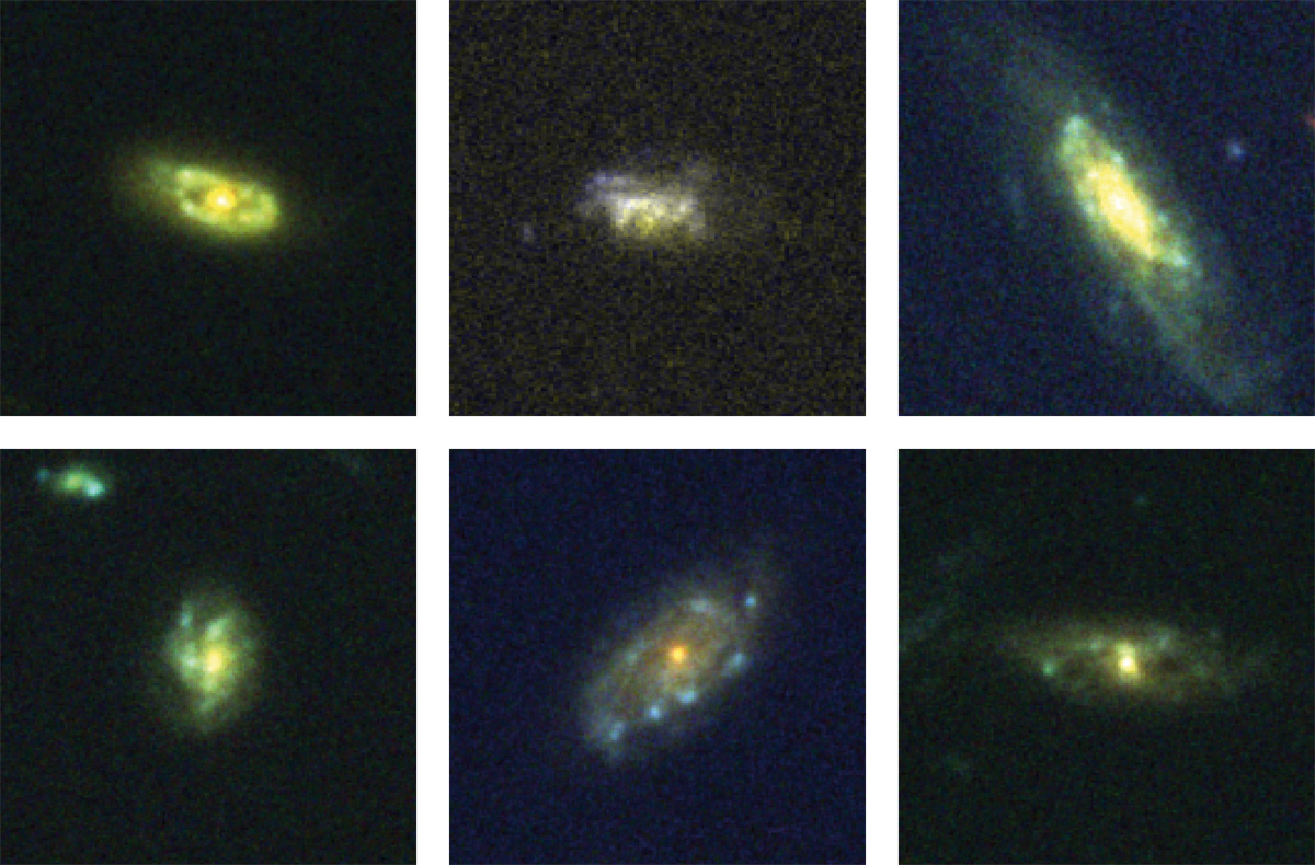 Six Galaxies with Detected Inflows 