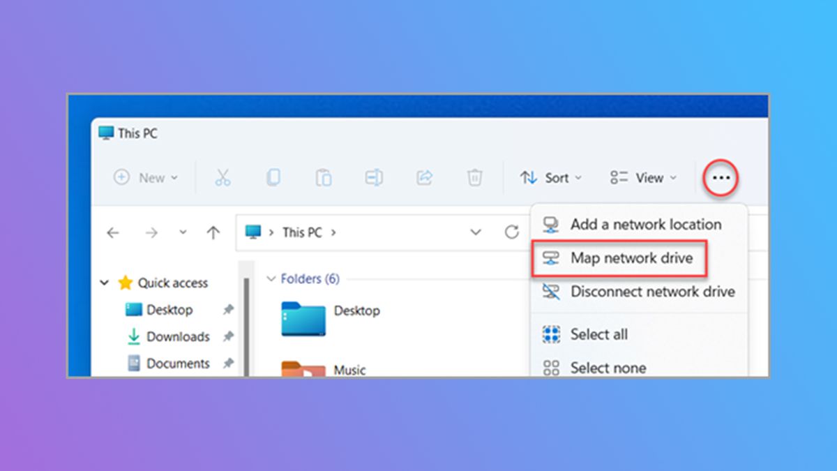 How to map a network drive in Windows 11