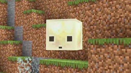 The Sulphur Cube mob from the next Minecraft update