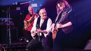 Ian Anderson and his band live on stage at HRH Prog 4