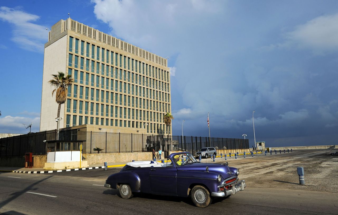 U.S. embassy in Havana, Cuba.