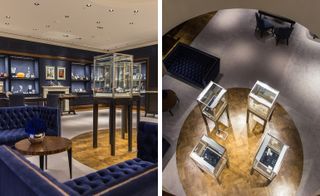 Interior of newly refurbished Mappin & Webb store
