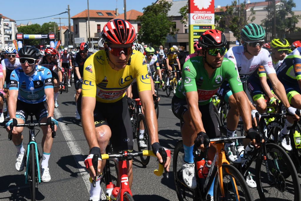 The Criterium du Dauphine leader Brent Van Moer (Lotto Soudal)