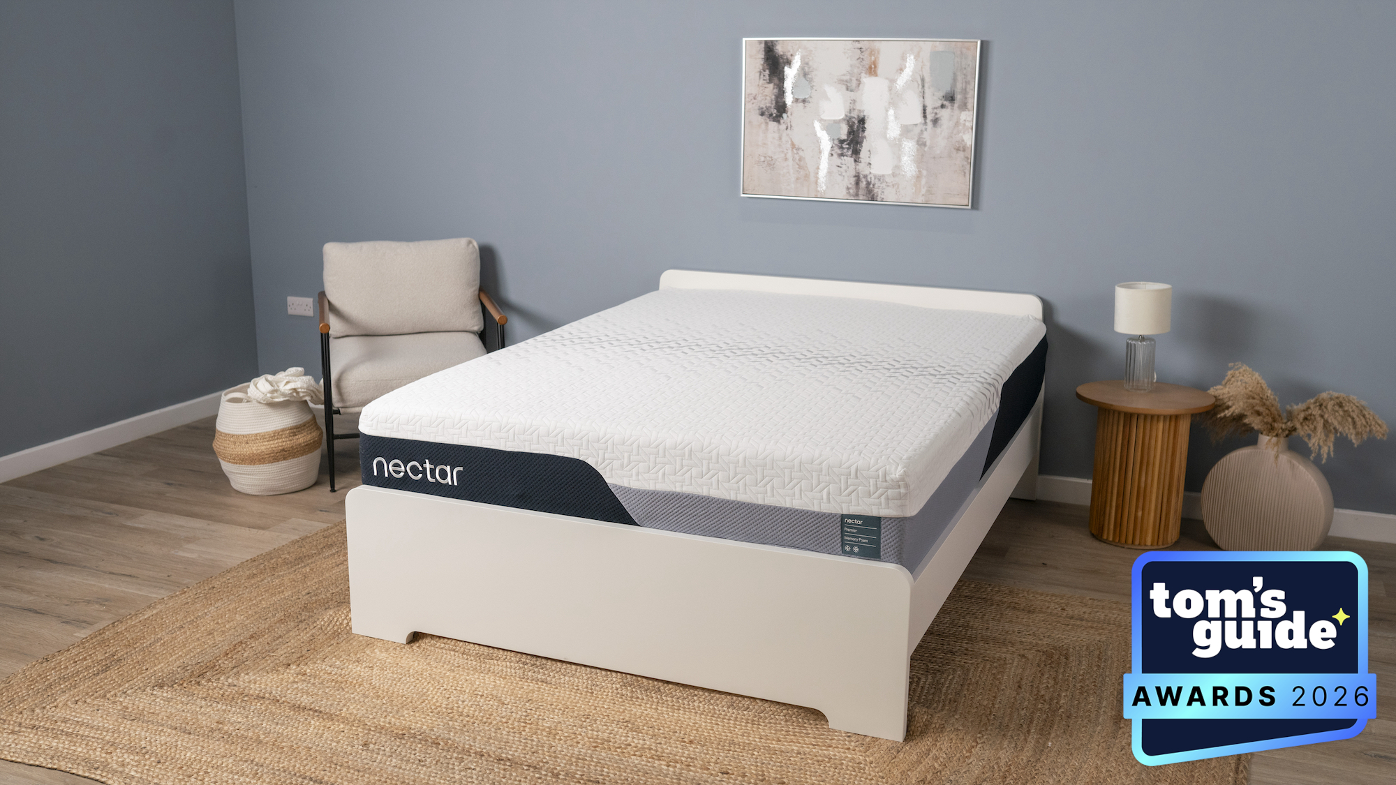 The Nectar Premier mattress with a TG Awards 2026 badge