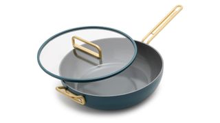 Cut-out of the 33cm The Stanley Pan in venetian teal