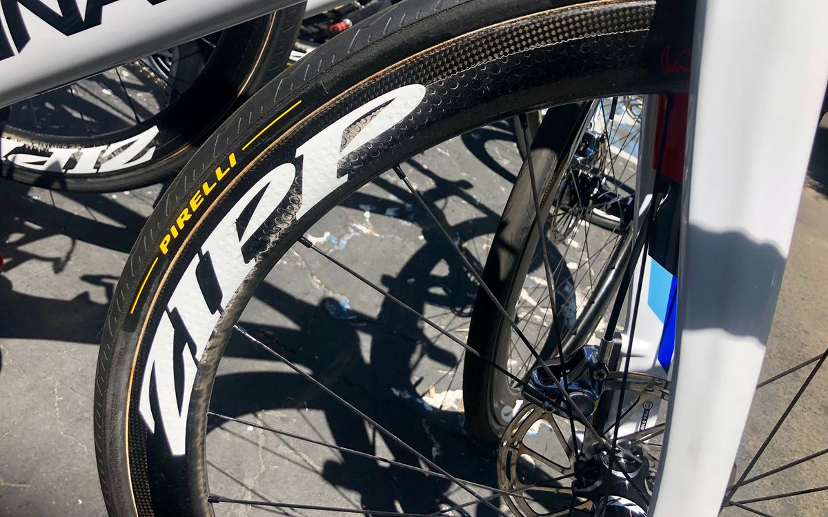 Alongside Mitchelton-Scott in the WorldTour, Hagens Berman Axeon race with tyres from Pirelli
