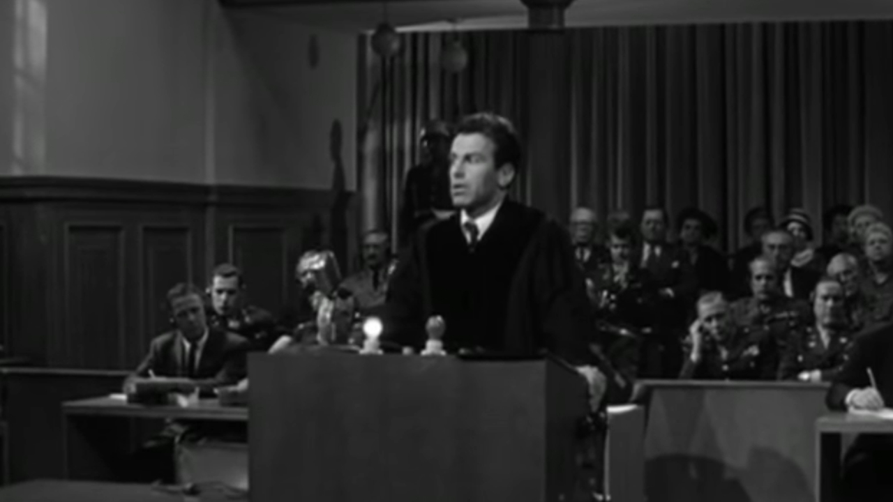 A scene from Judgment at Nuremberg