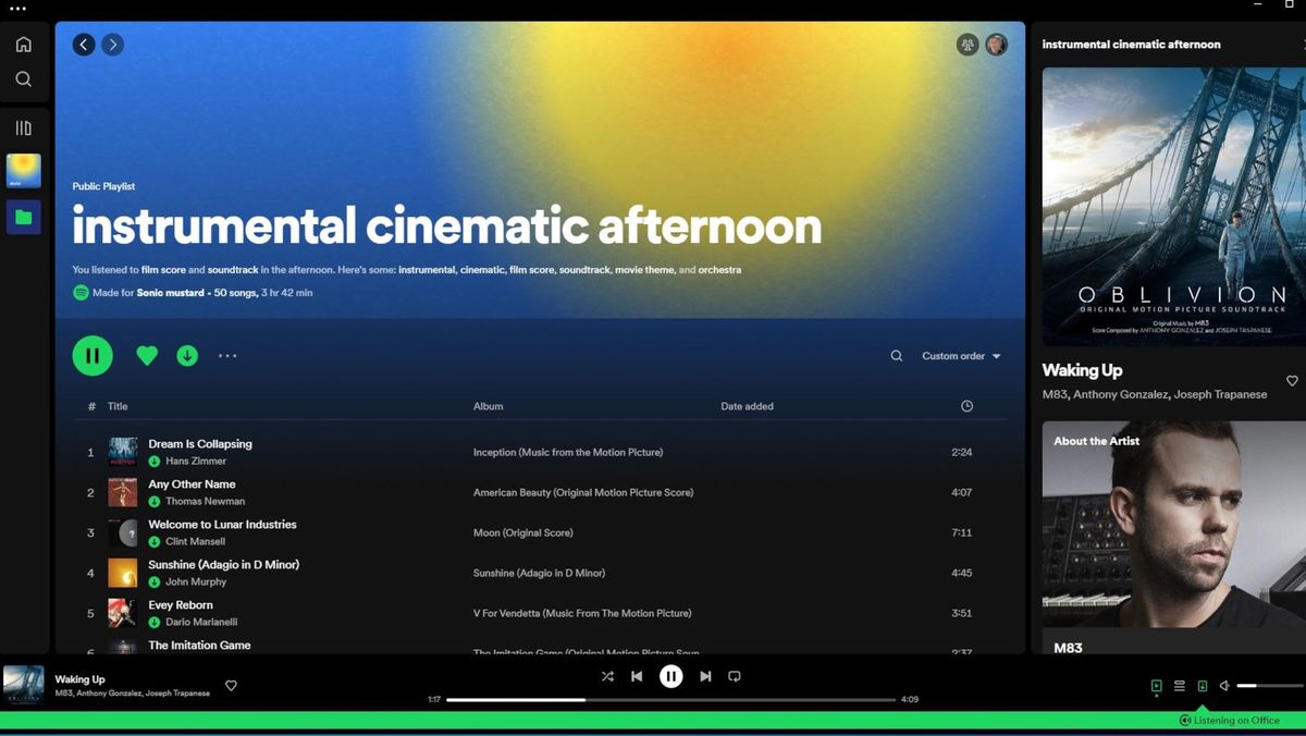 Spotify's new 