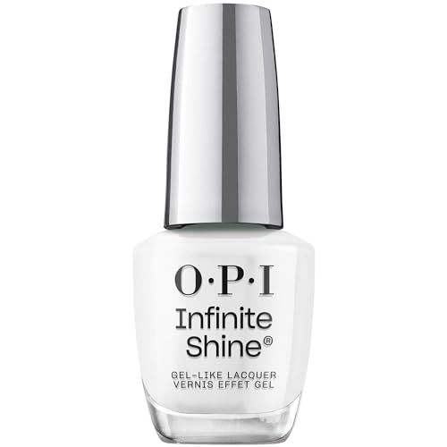 Opi Infinite Shine Alpine Snow | Opaque Soft White Crème Long Wear Gel Like Nail Polish | Vegan, Long Lasting, Streak Free