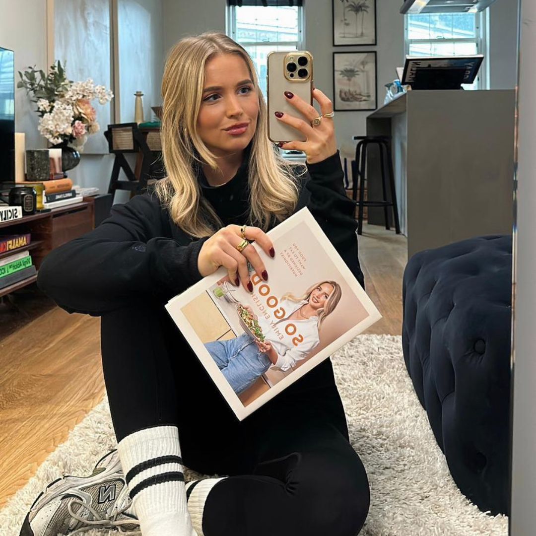 Em The Nutritionist recipes: Em with her new cookbook