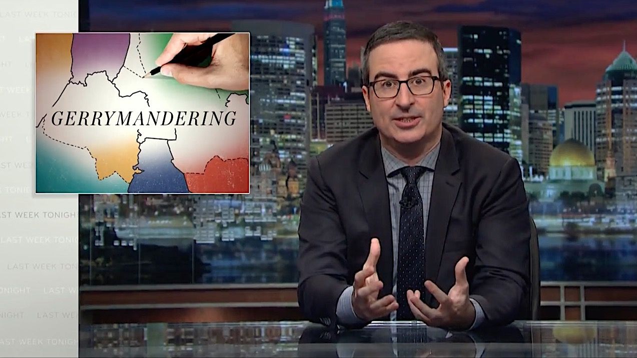 John Oliver tackles gerrmandering