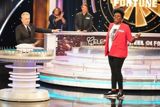 Pat Sajak, Leslie Jones