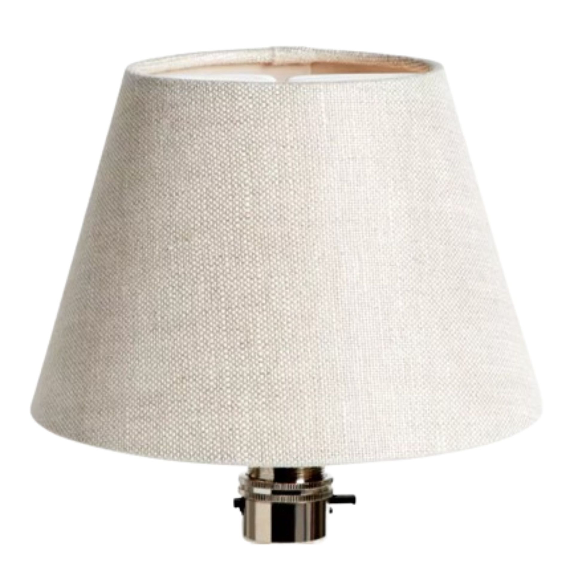 Sophia Pure Linen Candle Lampshade, Natural, Dia.17cm