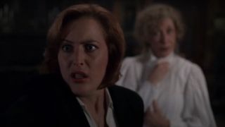 Gillian Anderson frightened on The X-Files