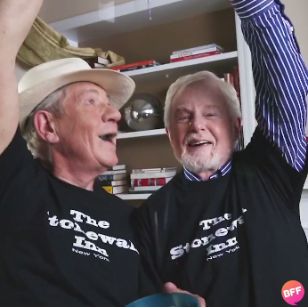 Sir Ian McKellen and Derek Jacobi