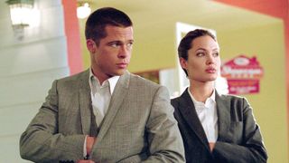 Brad PItt and Angelina Jolie in Mr. and Mrs. Smith