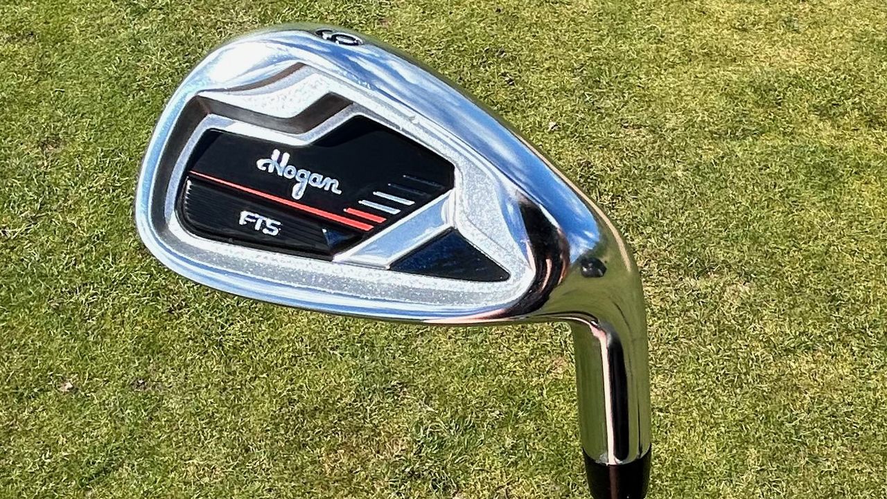 Photo of the irons in the Hogan FTS Junior package set