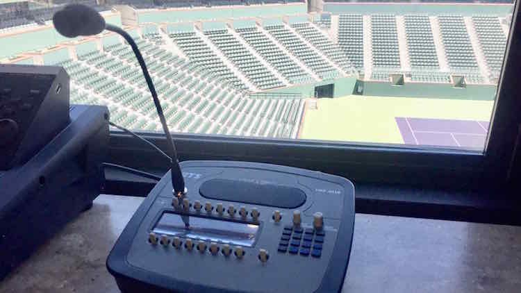 Indian Wells Tennis Garden Upgrades to Dante Audio-Over-IP Networking