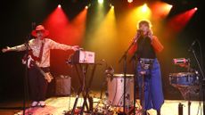 Nate Brenner and Merrill Garbus of Tune-Yards perform at Assembly Kingston in New York