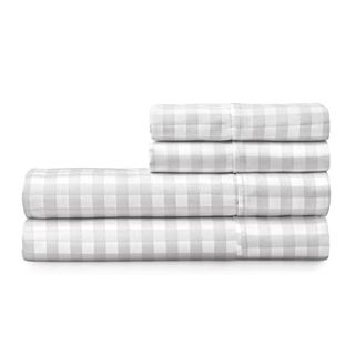 Martha Stewart 100% Cotton Queen Sheet Set - 4 Piece, Soft, Smooth, Durable, Easy Care, 16