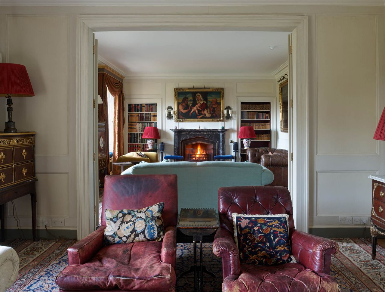 The Drawing Room, Rosebery House, Midlothian. ©Paul Highnam for the Country Life Picture Library