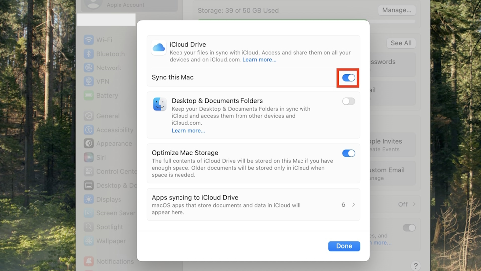 How to sync your macOS to iCloud