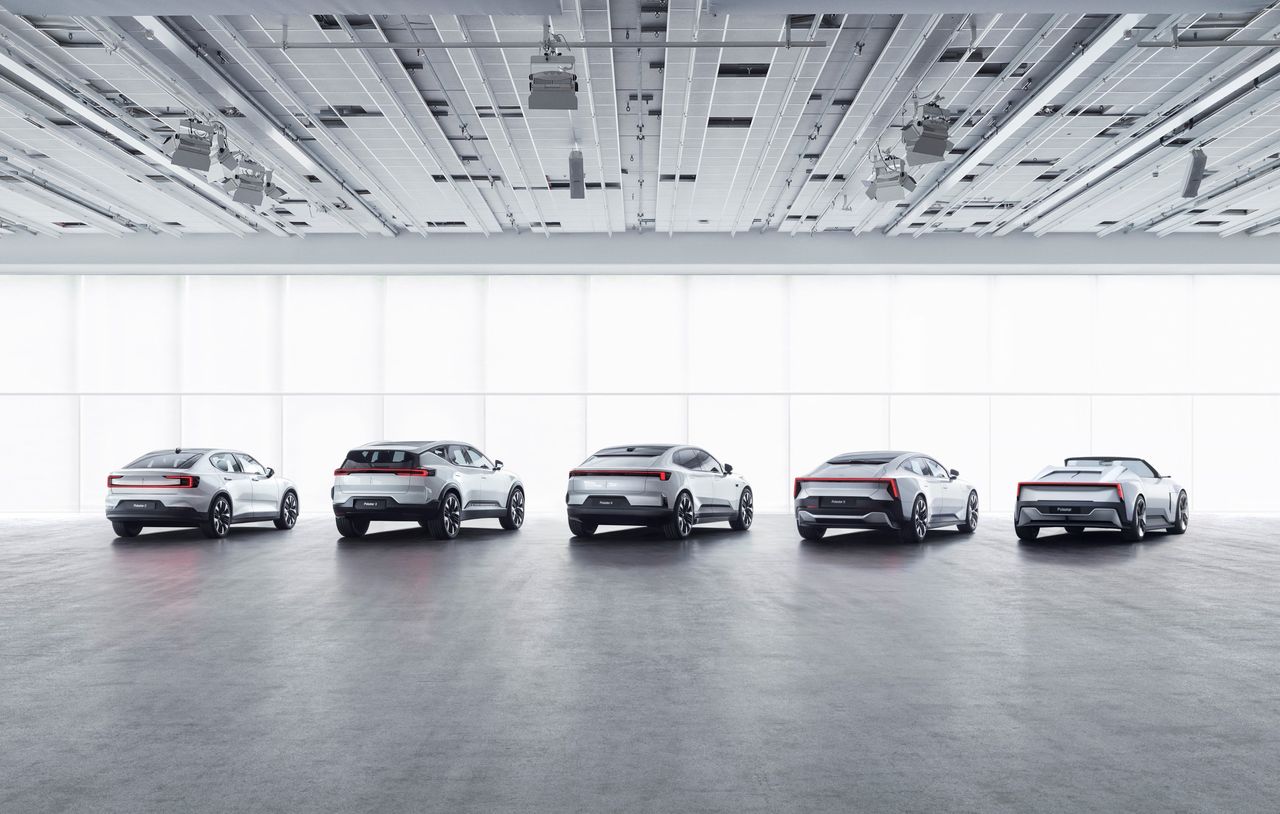 The Polestar product family, c2026