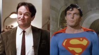 Robin Williams starring in The Dead Poets Society, Chris Reeve as Superman in the 1978 movie. 